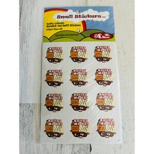 Scratch & sniff happy Allie scented Sticker Matte  Peanut Butter pack NEW